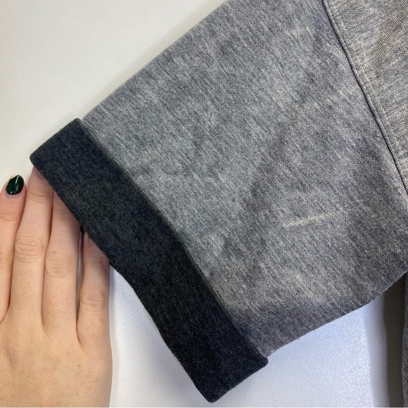 Rag & Bone Gray Two Tone Alexa Baby Tee Shirt - Picture 4 of 8